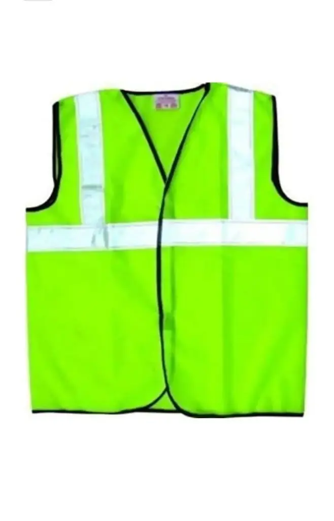 Polyester Green Safety Reflective Jacket  