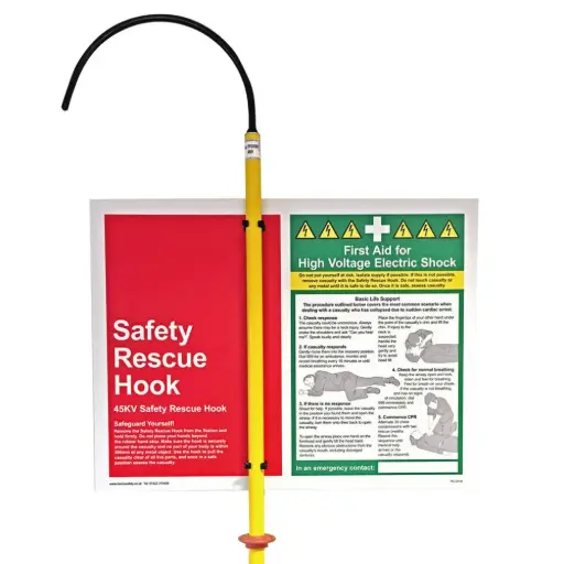 SHOCK PROTECTION INSULATED RESCUE HOOK